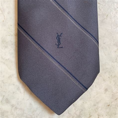 yves saint laurent silk tie|ysl tie clip.